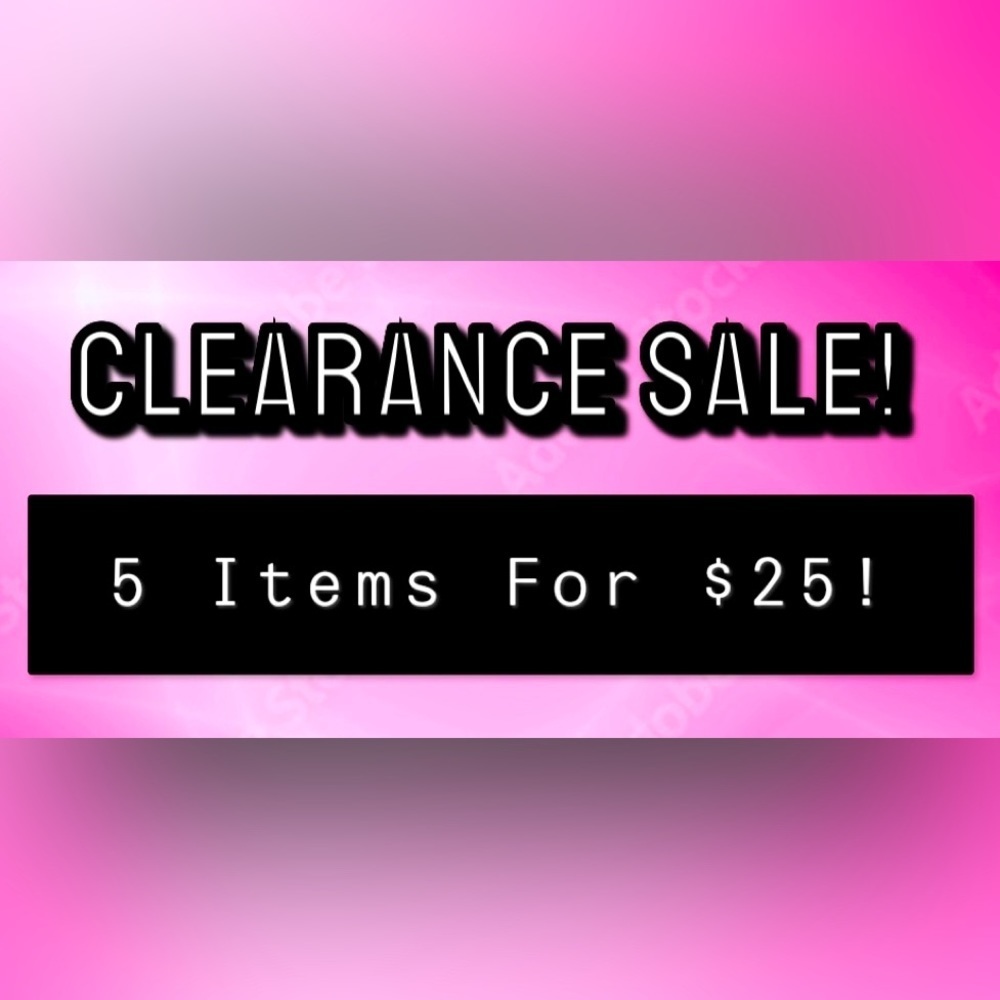💖 5 Items For Only $25 Bundle Sale!!! 💖